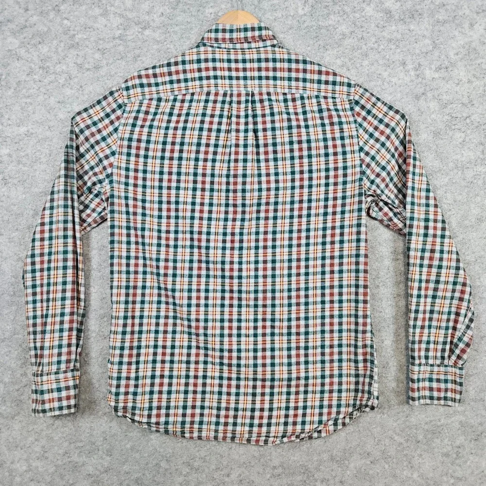 J Crew Men's Multicolor Checks Button Down‎ Shirt Size S 100% Cotton Re-Imagined